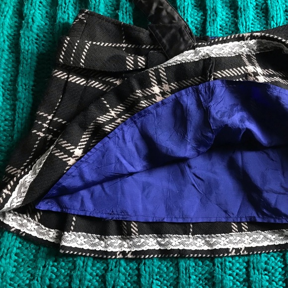 Y2k American Eagle low rise pleated micro mini wool skirt - Picture 15 of 16